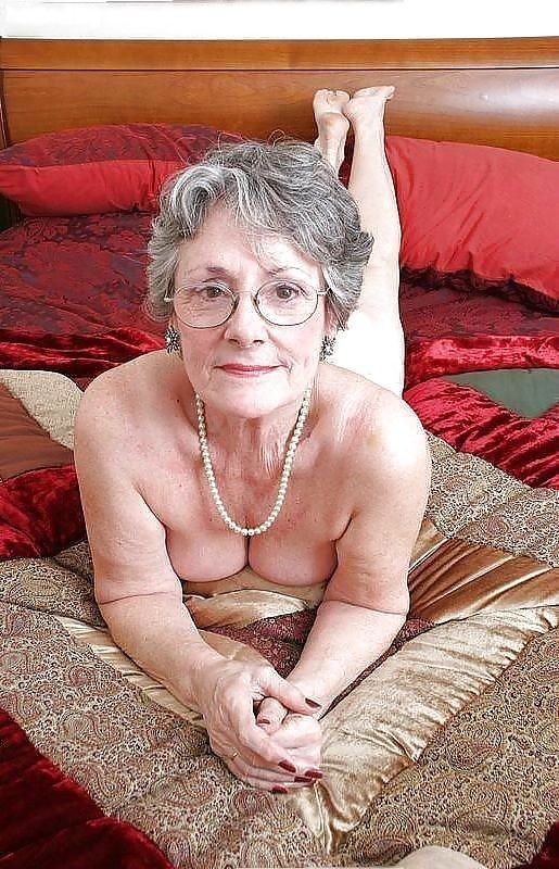 Freckled Granny Nude